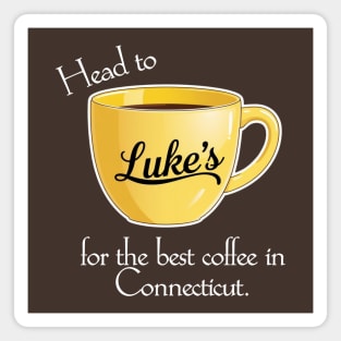 Head to Luke's for the best coffee in Connecticut. Magnet